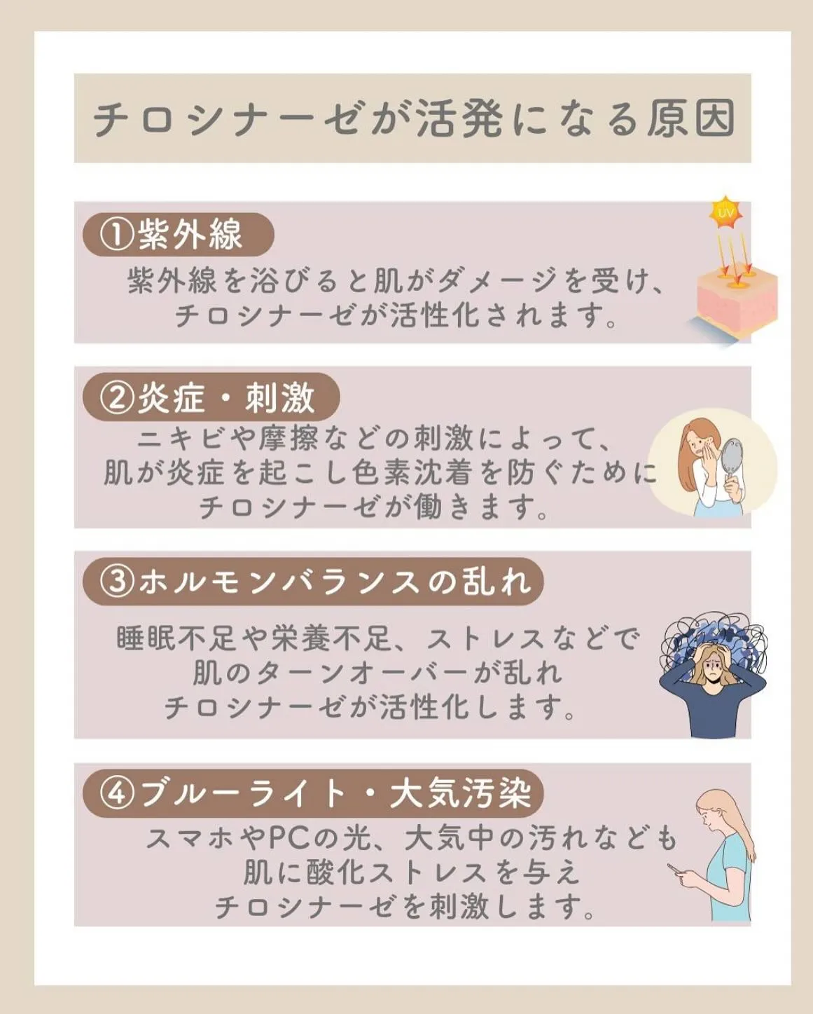 \シミ・くすみの原因/